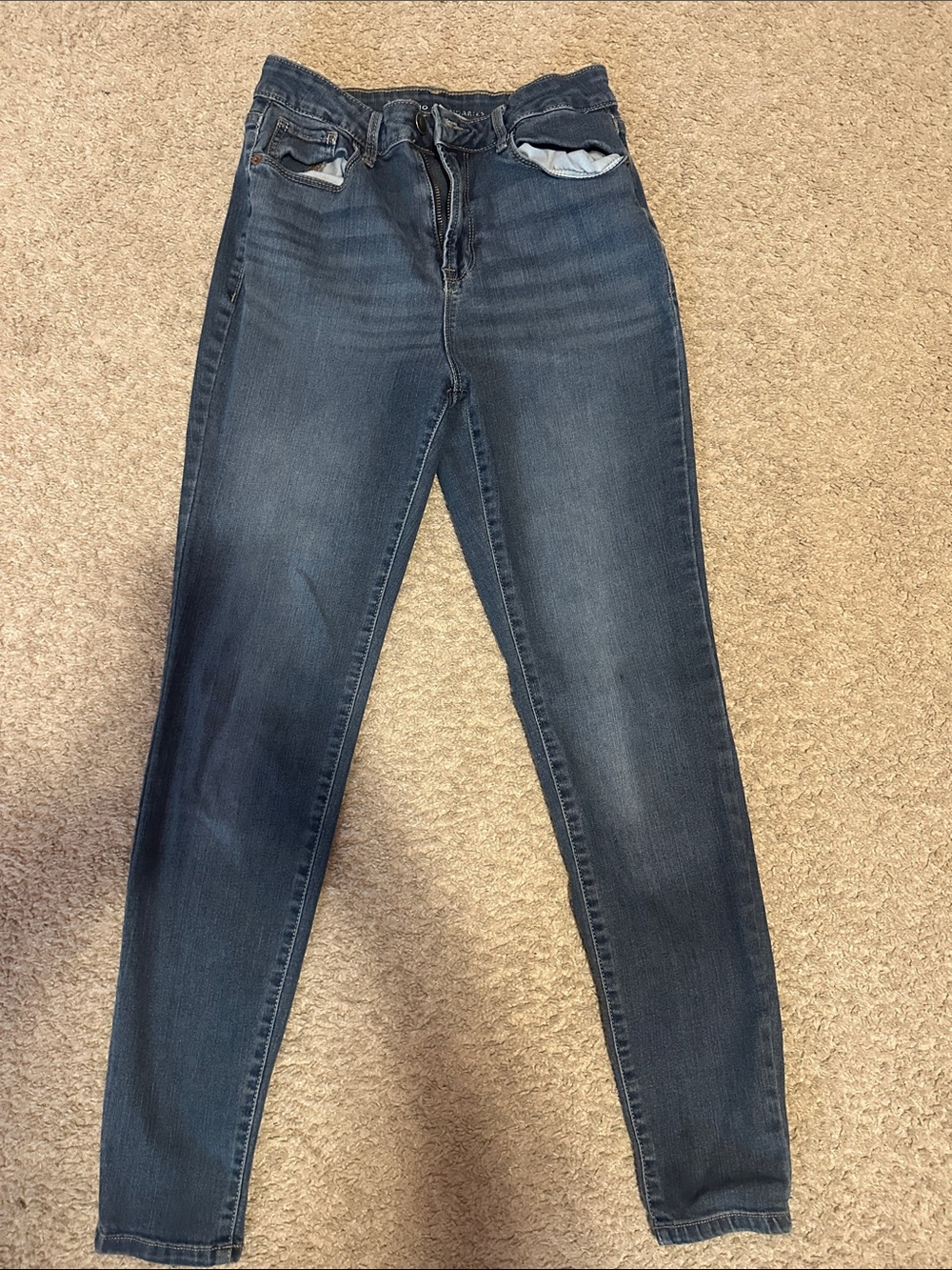 No Boundaries Skinny Jeans - Dark Blue Wash